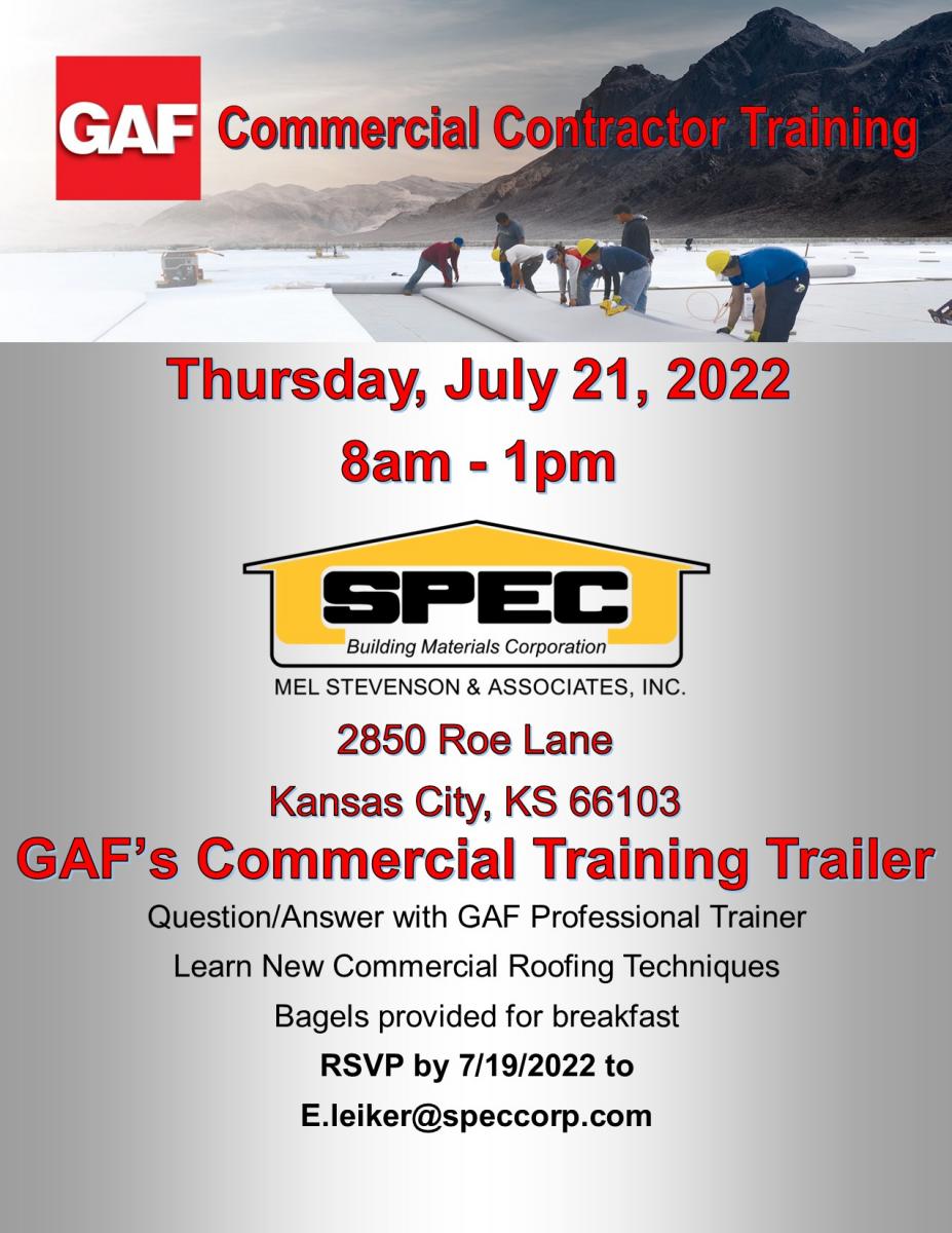 2022 GAF Training