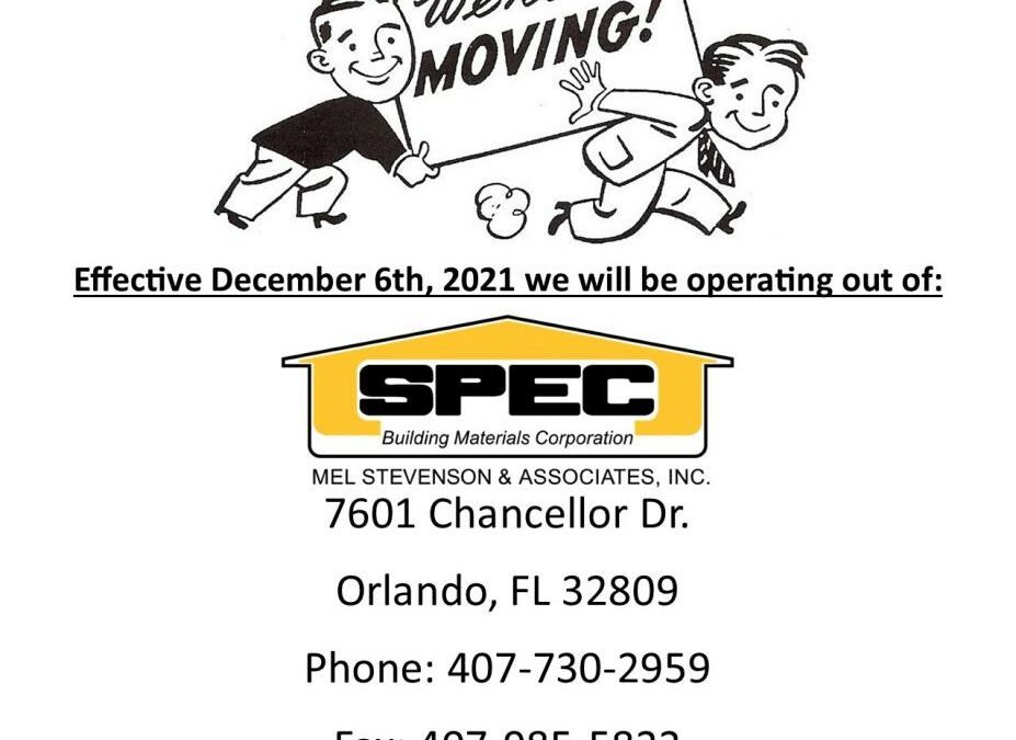 We’re Moving – Orlando, FL