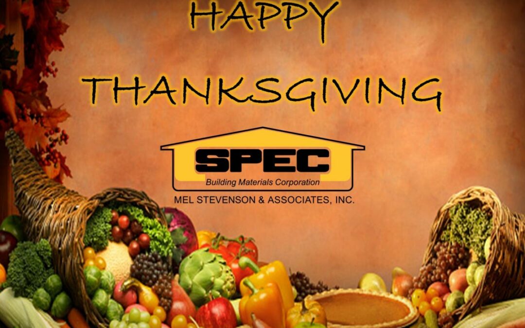 All SPEC location Closed Thursday, November 24th & Friday, November 25th