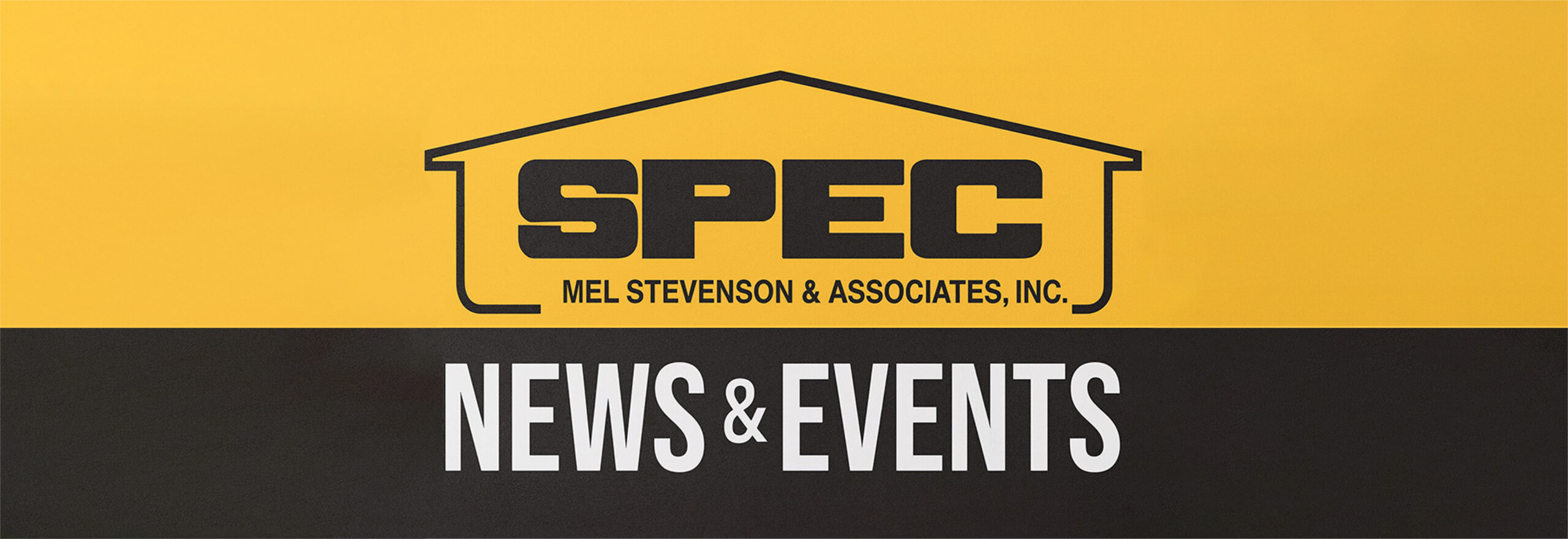 image with Spec Logo and Heading News and Events
