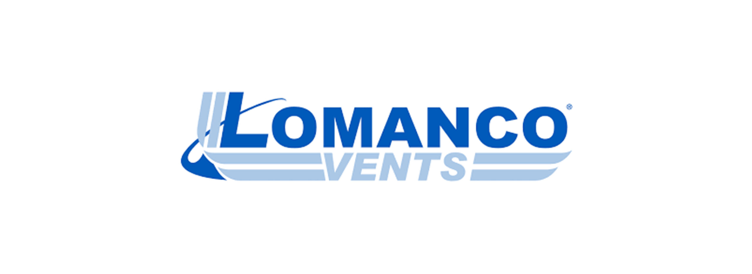 Lomanco Vents blue color logo
