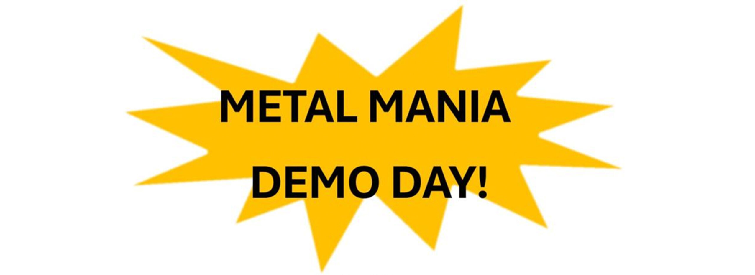 Metal Mania Demo Day logo