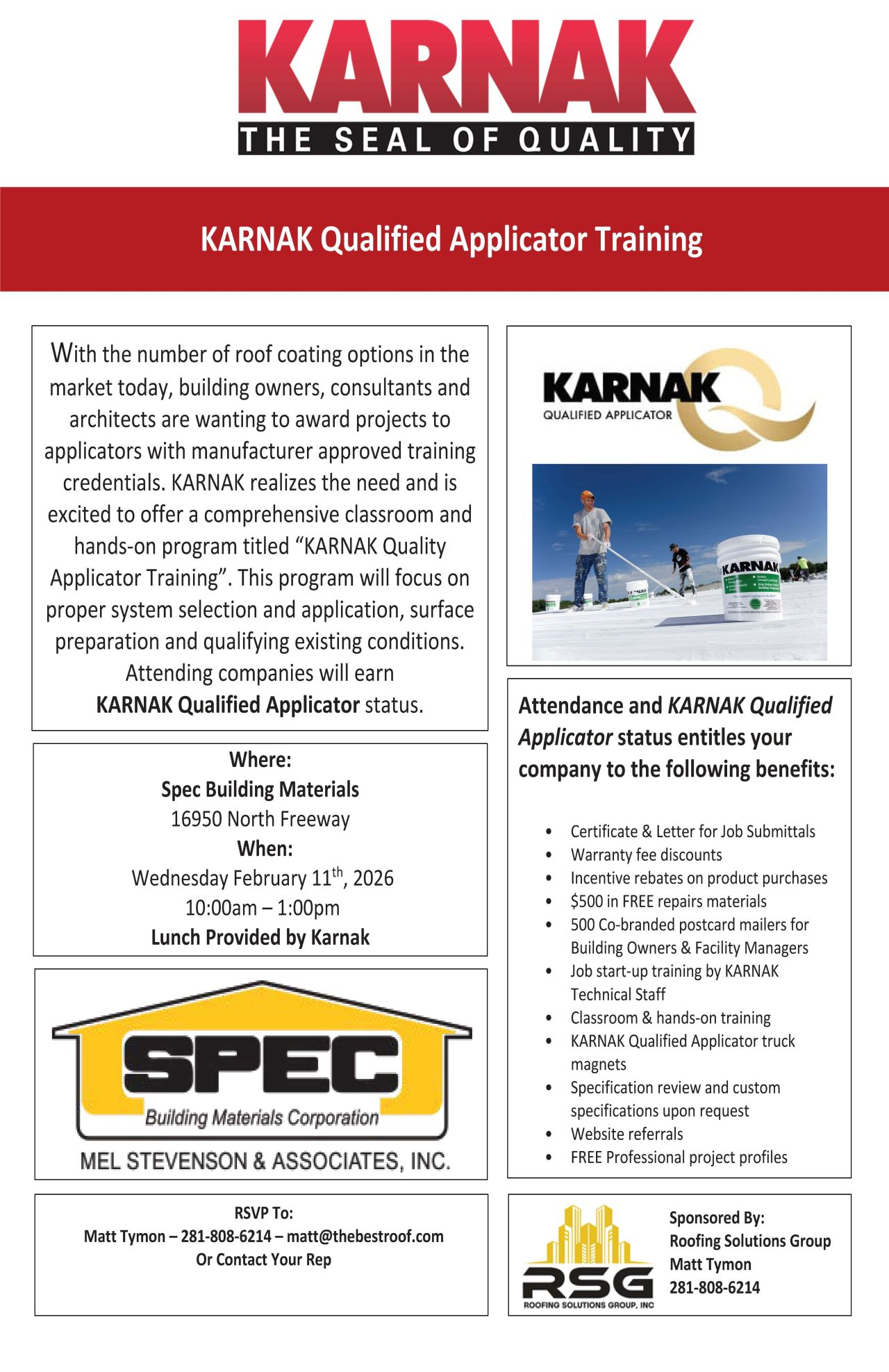 SPEC Karnak North Houston Flyer